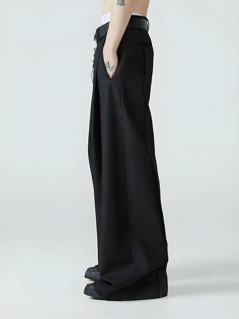 Y2K Wide Leg Tailored Pants