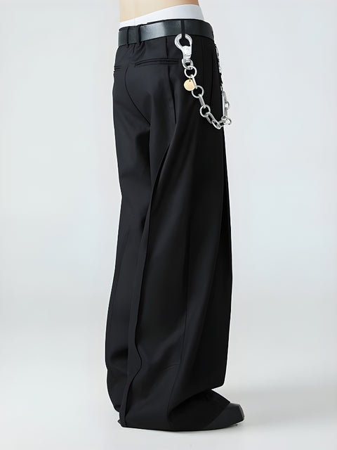 Y2K Wide Leg Tailored Pants